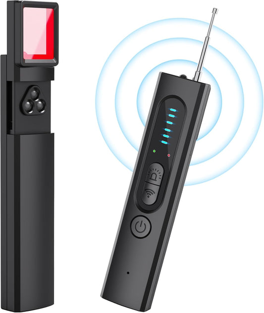 Detector de Cámaras Ocultas y Dispositivos Espía 4 en 1 – Protege tu Privacidad en Cualquier Lugar
