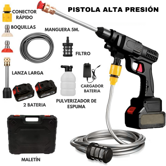 Hidrolimpiadora PowerJet™ - Pistola de Alta Presión para Limpieza